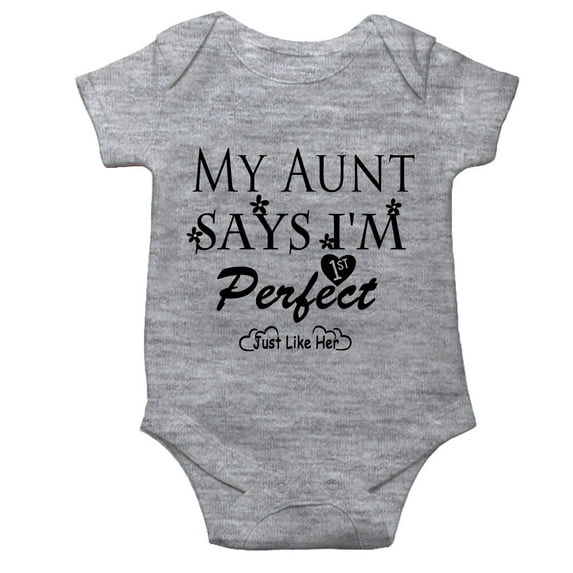 YCICIVDee Unisex Baby Funny Saying Grey Short Sleeve Baby Bodysuit Romper 18-24 Months