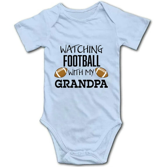 YCICIVDee Watching Football with My Grandpa /Gift Baby Boy or Baby Girl Bodysuit Baby Clothes 12-18 Months