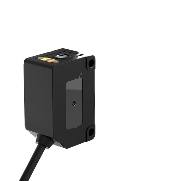 YCJYWXSR Background Suppression Square Photoelectric Optical Sensor Long Distance Series NPN PNP 12-24V DC Visible Spot - LASER SPOT PNP