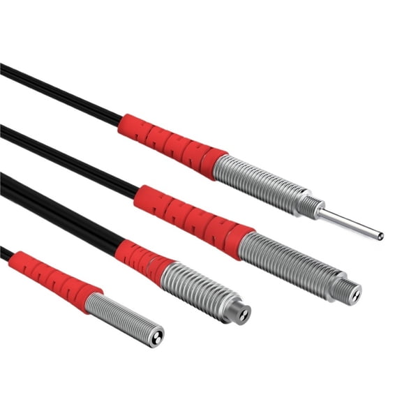 YCJYWXSR Fiber Optic Sensor Probe Diffuse Reflection M3 M4 M6 1-2M Cable Coaxial Non-coaxial Photoelectric Optical Proximity Switch - COAXIAL M6 1M