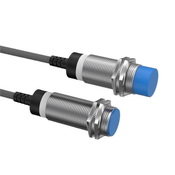 YCJYWXSR LJ18A3-5 Inductive Proximity Switch Sensor M18 Series Sensing Distance 5mm Flush 6-36V NPN PNP with 2m Cable - 5MM DC 3-WIRE NPN NO