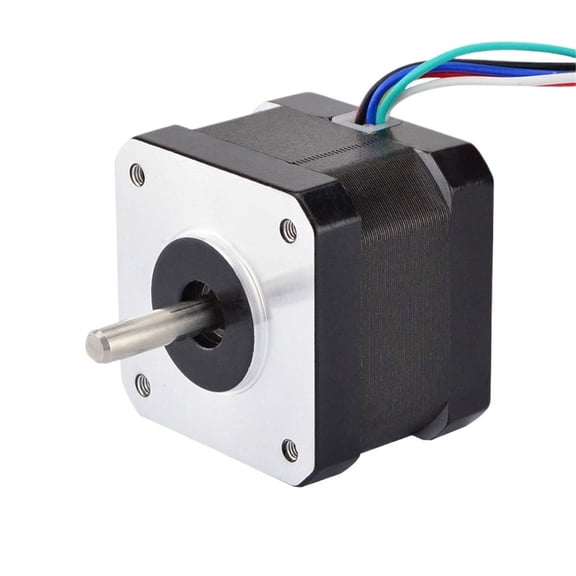 YCJYWXSR Nema 17 0.9 Stepper Motor Unipolar 0.9deg 16Ncm(22.66oz.in) 0.3A 42x42x34mm 6 Wires