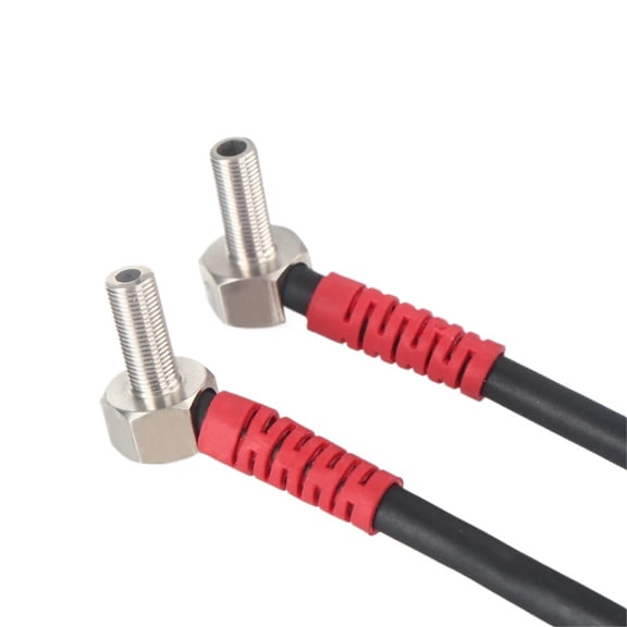 YCJYWXSR Small Photoelectric Sensor Elbow Through-beam 10-30VDC NPN PNP M05 06 Adjustable Distance Mini Optical Switch - M5 10M PNP NC