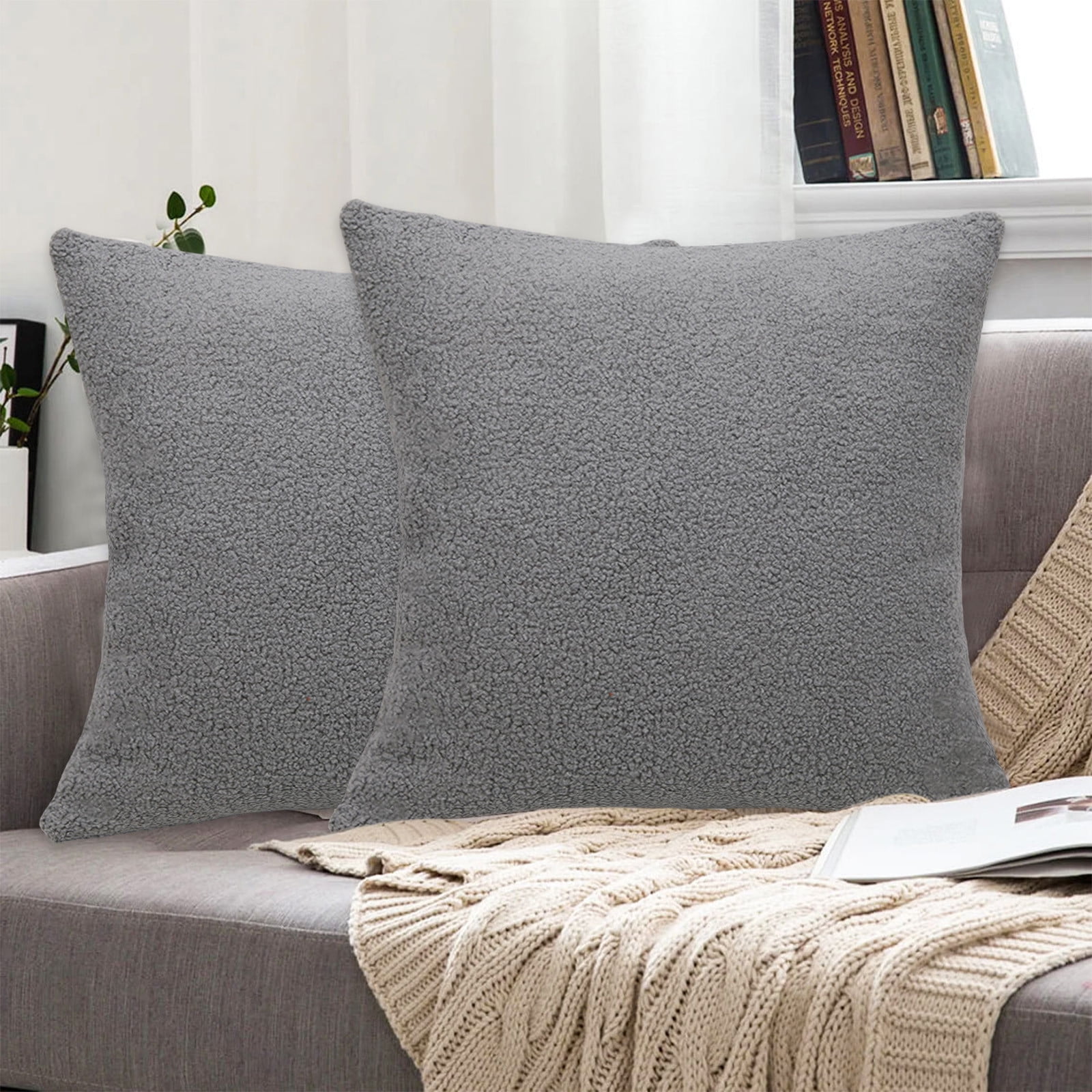 YCLife Decorative Throw Pillow for Couch 18x18 inches Boho Bed and Sofa ...