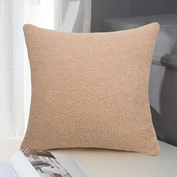 YCLife Decorative Throw Pillow for Couch 18x18 inches Boho Bed and Sofa Accent Pillows, Indoor Decor Pillows for Living Room Bedroom, Throw Pillows Under 5$, Pack of 1, Khaki