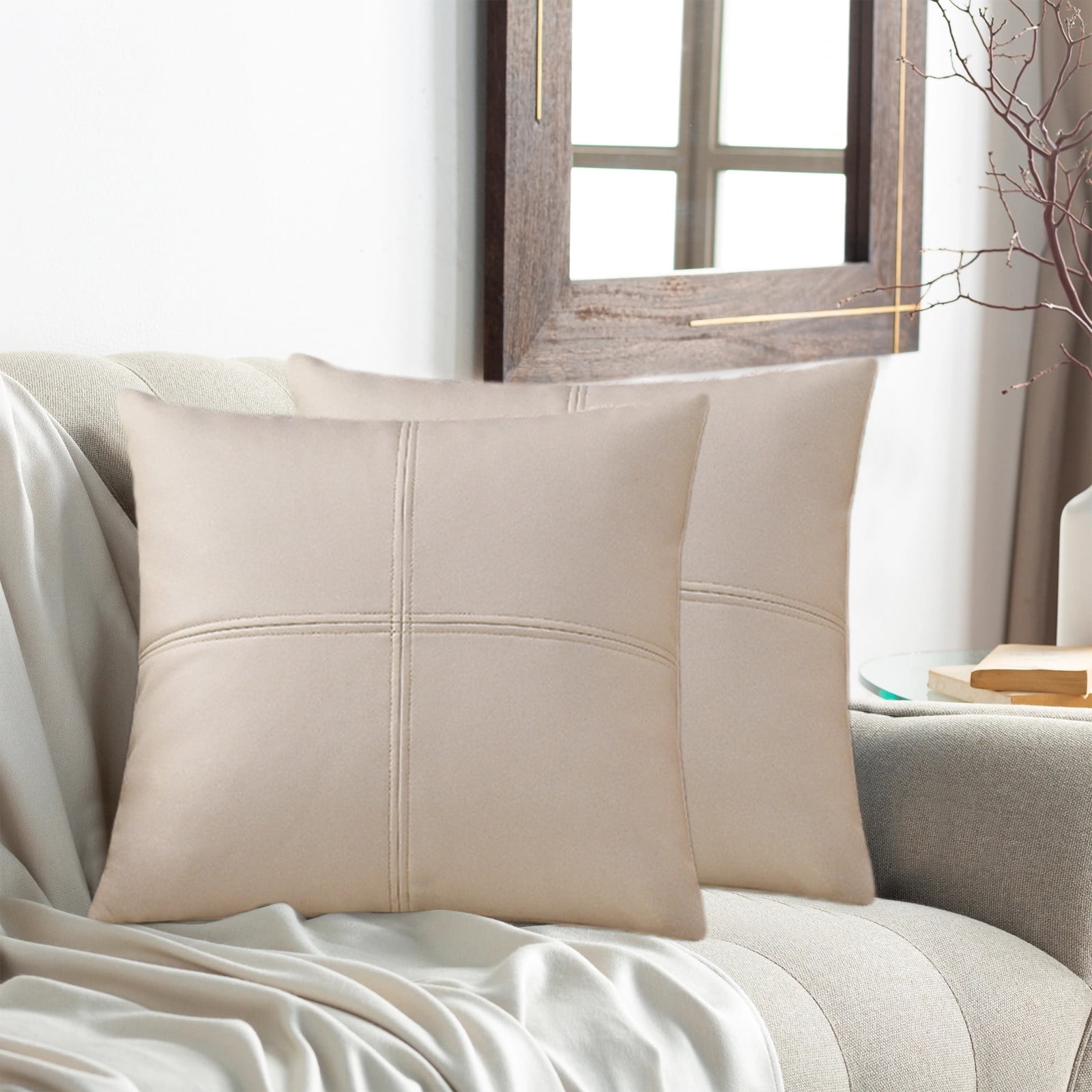 YCLife Decorative Throw Pillow for Couch 18x18 inches Boho Bed and Sofa ...