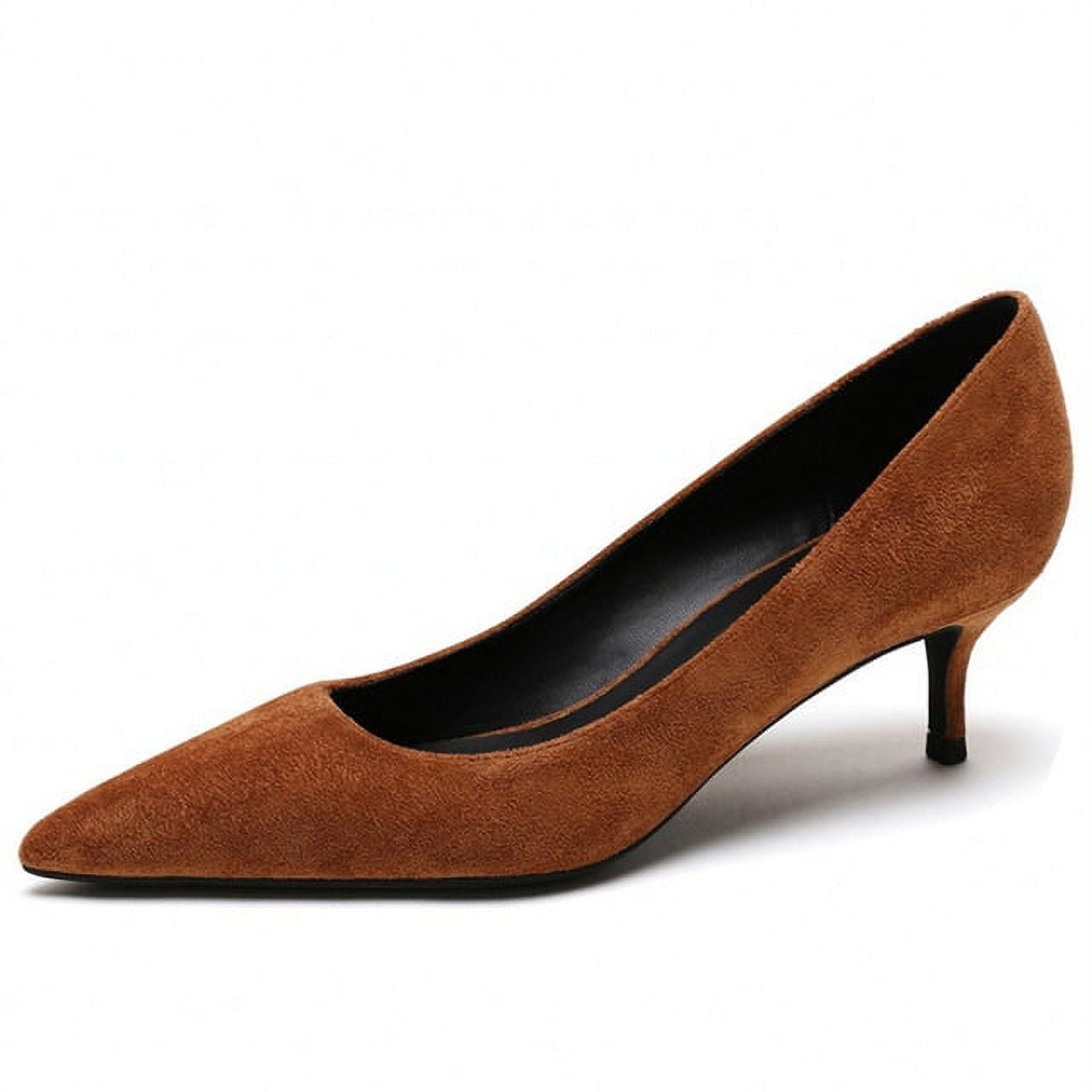 Women Autumn Elegant Genuine Leather Mid Heel Shoes main image 0
