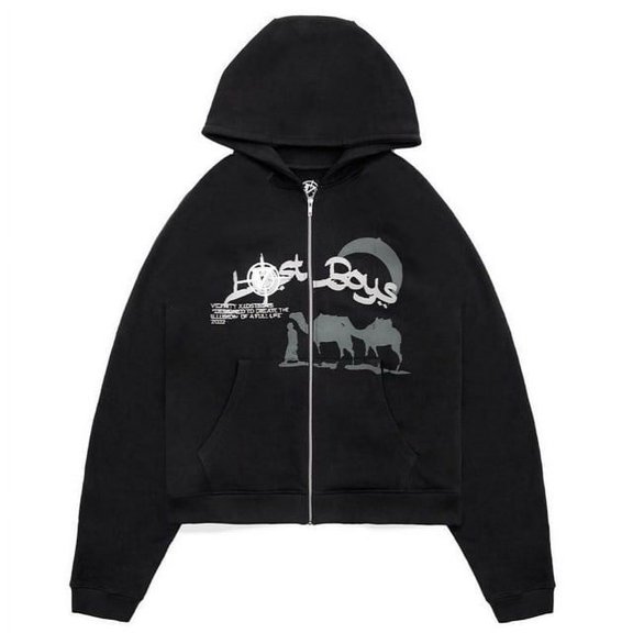 YCNYCHCHY 2023 Spring Women Zip Up Hoodie Emo Clothes Casual Long Sleeve Coat Sweatshirt Oversized Skeleton Hoodie Y2k Tracksuit