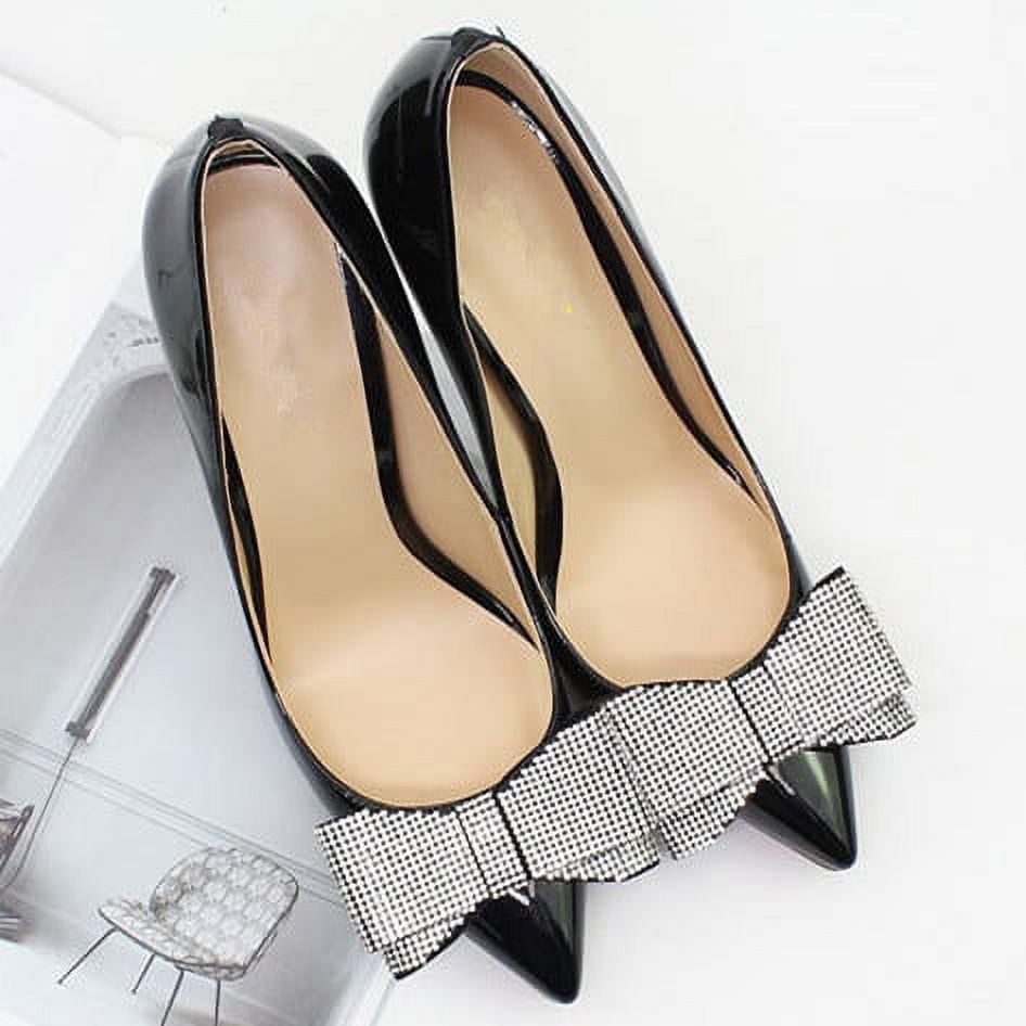 Patent Black PEEP Toe HEELS Shoes Siren Cubic Mesh Formal Dress Size 8 for  sale online | eBay