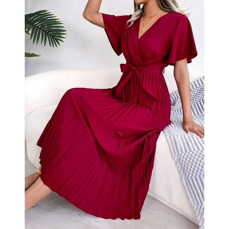  Dresses for Women Women's Dress Dresses Solid Ruched