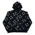 thumbnail image 1 of YCNYCHCHY Hip Hop Print Joggers Sweatshirt Korean Fashion Punk Sport Coat Pullover Gothic Long Sleeve Zip Up Hoodie Y2k Jacket Men, 1 of 6