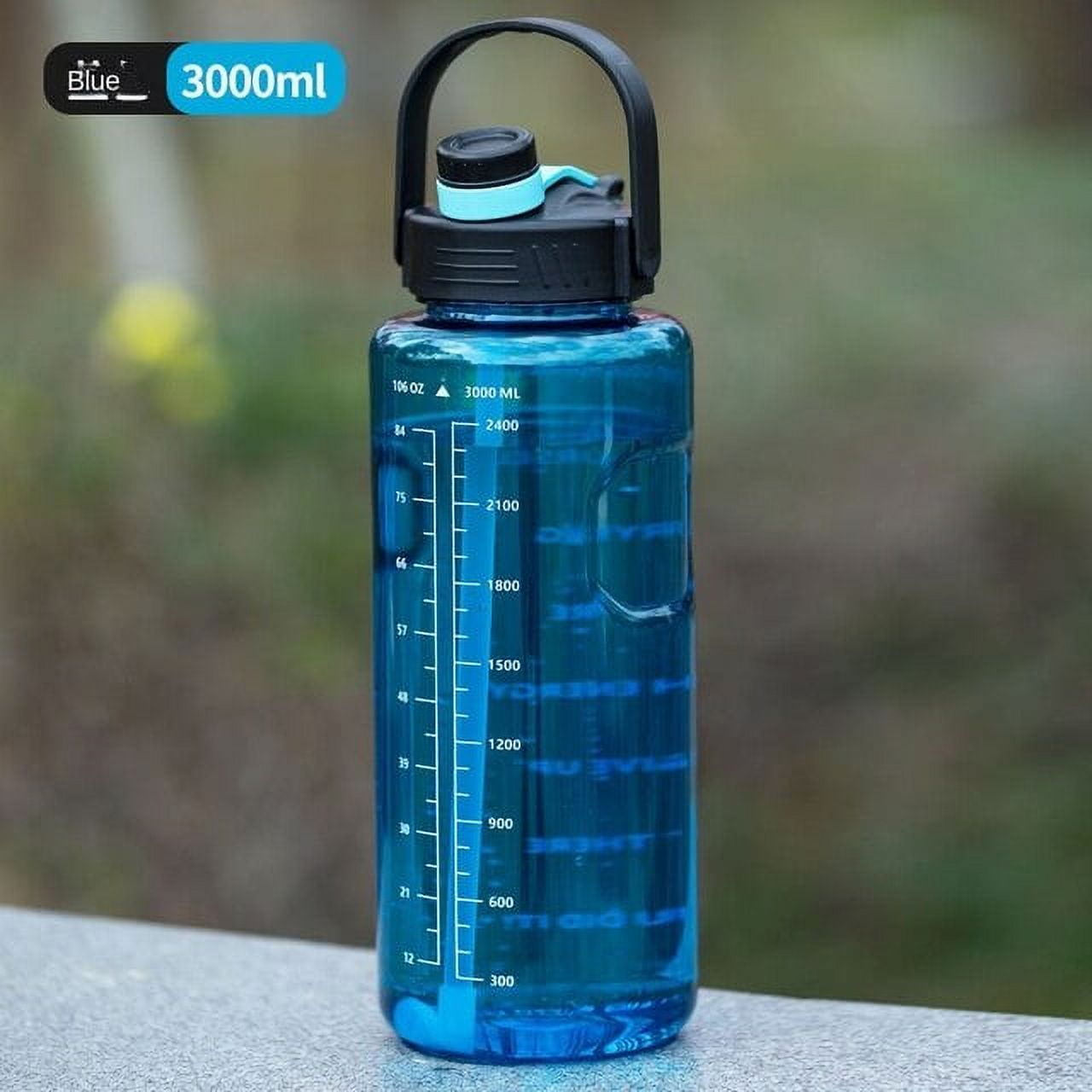 2L Water Bottle with Straw Handle Portable Plastic Water Bottle Travel  Bottles Fitness Cup - China Plastic Bottle and Water Bottle with Straw  price