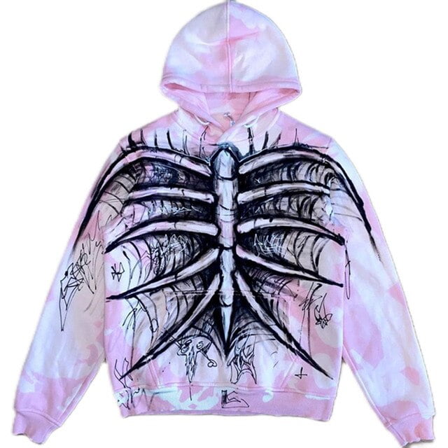 Roblox pink skeleton hoodie tshirt em 2023