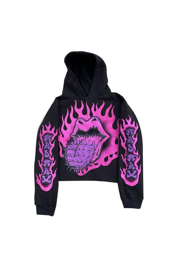 Men Hip Hop Sweatshirt Hoodie Letter Print Streetwear Harajuku Pullover Hoodie 2023 Spring Fashion Skeleton Hoodies Emo Clothes