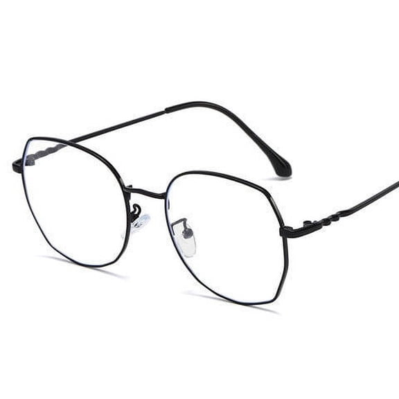 YCNYCHCHY Men's And Women's Flat Lenses Blue Light Myopia Prevention Trendy Eyeglass Frames Retro Eyeglass Frames