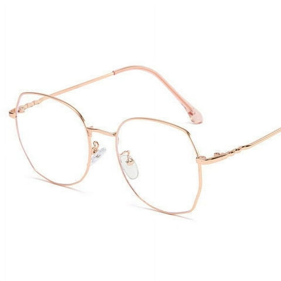 YCNYCHCHY Men's And Women's Flat Lenses Blue Light Myopia Prevention Trendy Eyeglass Frames Retro Eyeglass Frames