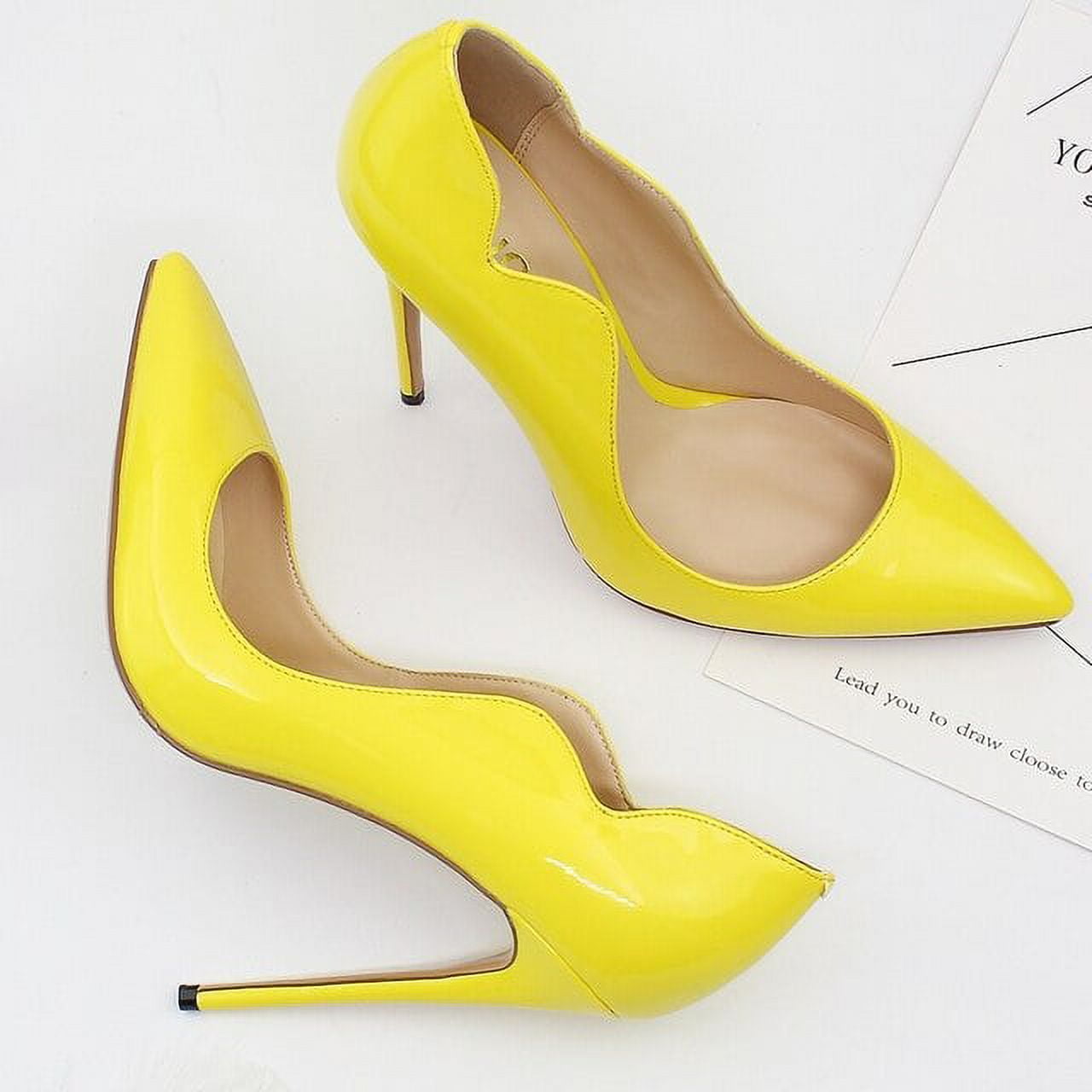 Fantasy Butterfly Stiletto Heels Celebrity Style Black And Yellow Ankle  Strap Pointed Butterfly Strap Heels Pumps In 11.5CM Sizes 35 41 From  Tradingbear, $28.26 | DHgate.Com