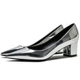 thumbnail image 1 of YCNYCHCHY New Pointed Toe Big Size Squar Heels Sexy Red Pink Women's Pumps Elegant Office Lady High Heeled Spring Party Woman Shoes, 1 of 6