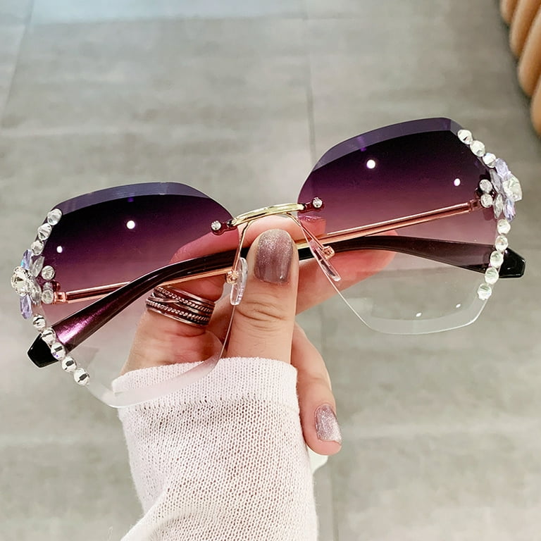 Gradient Lens Sunglasses –