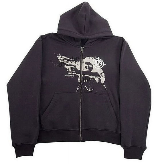 YCNYCHCHY Spring 2023 New Women Y2K Skeleton Hoodies pastel goth Jacket Streetwear Skull Rhinestone Zip Up Hoodie Oversized Sweatshirt