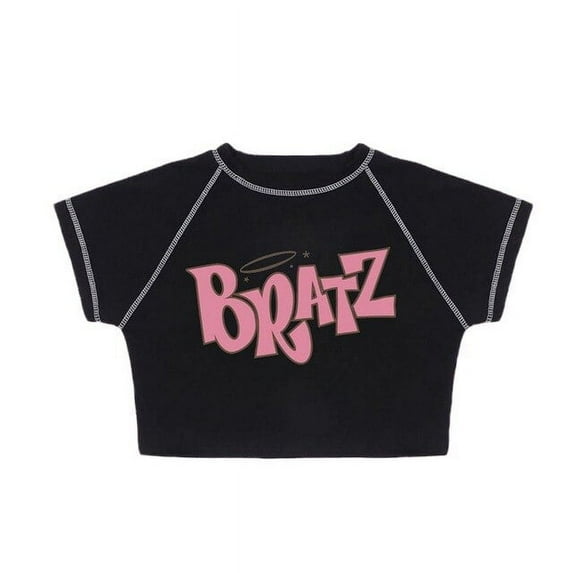 YCNYCHCHY Y2K Aesthetic Kawaii Baby Tees Women Summer Casual Short Sleeve Crop Top Korean Fashion Harajuku Print Skinny T-shirt Streetwear