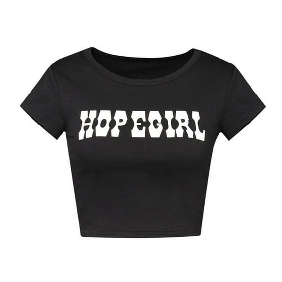 YCNYCHCHY Y2K Aesthetic Kawaii Baby Tees Women Summer Casual Short Sleeve Crop Top Korean Fashion Harajuku Print Skinny T-shirt Streetwear