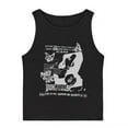 thumbnail image 1 of YCNYCHCHY Y2k Grunge Print Sleeveless Sexy Tank Top for Women Ribbed Knit Vest Streetwear Aesthetic Clothing Female Crop Top Women 2000s, 1 of 6
