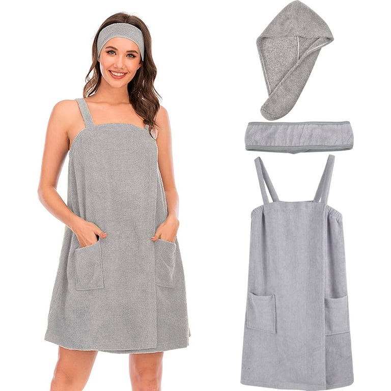 Women's bath wraps with straps hotsell