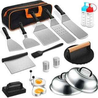 CASENCONTROS - Griddle Cleaning Kit for Blackstone [12 Pcs] - Flat Top  Grill Accessories and Grill Cleaning Kit - Griddle Cleaner Set with  Cleaning