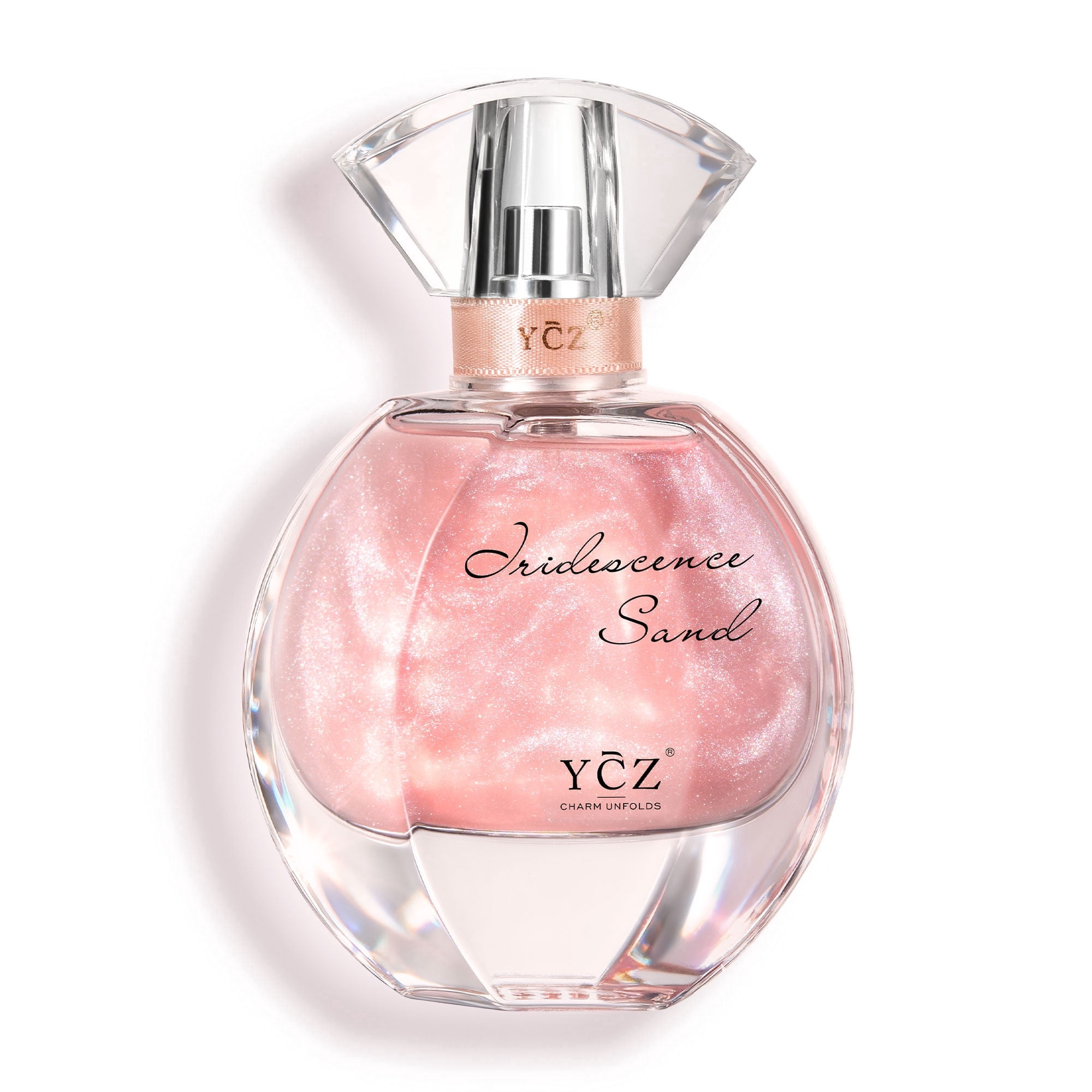 YCZ Golden Sands Women's Perfume Gift Set - 50ml Full-Size, 15ml Travel-Size, Camellia Diffuser Stone, Floral Oriental Fragrance with Grapefruit & Rose Notes, E