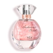 Ycz Golden Sands Women's Perfume Gift Set,3-Piece(50ml Full-Size+15ml Travel-Size+Camellia Diffuser Stone)Floral Oriental Fragrance with Grapefruit & Rose Notes
