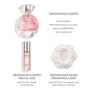 YCZ Golden Sands Womens Perfume Gift Set - 50ml Full-Size, 15ml Travel-Size, Camellia Diffuser Stone, Floral Oriental Fragrance with Grapefruit & Rose Notes, Elegant & Luxurious 3-Piece Set