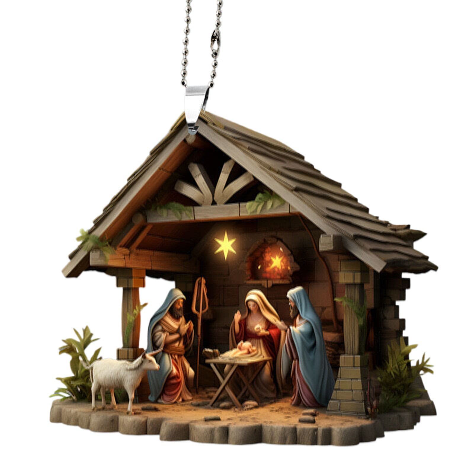 YCenADP Clearance Christmas Nativity Scene Decorations Religious