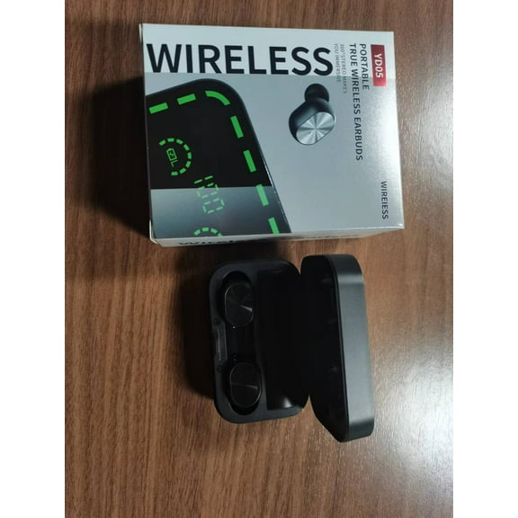 YD05 Bluetooth Headset TWS Mirror Large Screen Digital Display Sports