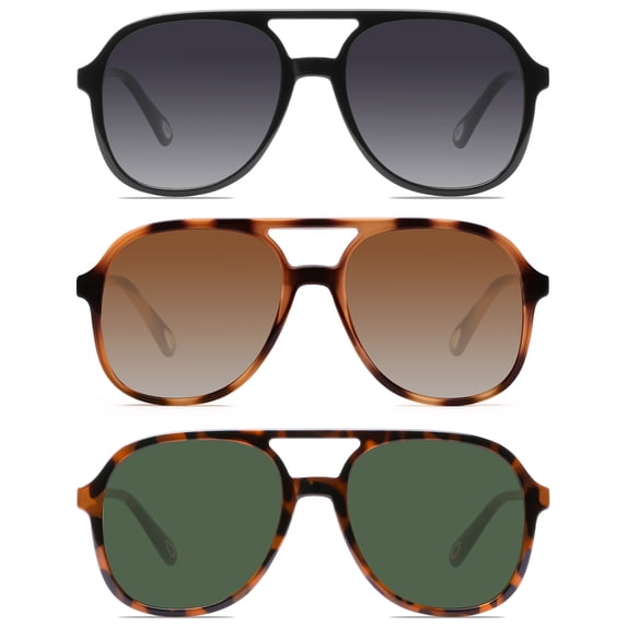 YDAOWKN Aviator Sunglasses for Womens Retro Trendy Sunglasses UV400 Protection