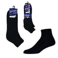 thumbnail image 1 of YDB 10 to 13 Mens Ankle Socks- Black - Case of 60, 1 of 1