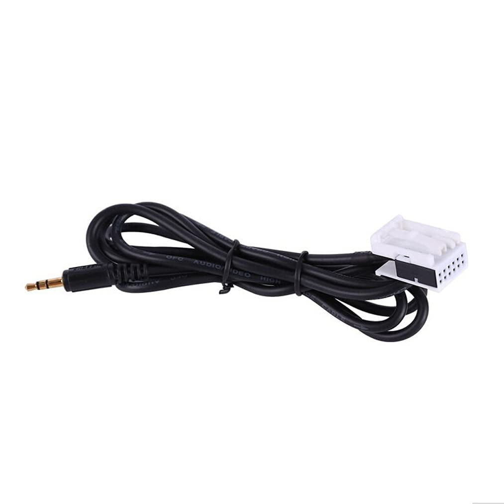 YDC 3.5mm AUX Cable Harness Adapter Compatible with VW Car Radio RCD510 ...
