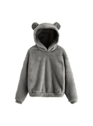 Furry bear hoodie best sale