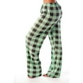 thumbnail image 1 of Plaid Pajama Pants Women Soft Comfy Buffalo Plaid Pj Pants Y2k Baggy Lightweight High Waisted Wide Leg Lounge Pants Green L, 1 of 6