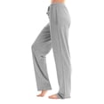 thumbnail image 1 of YDDIAN Womens Pajama Pants Cozy Drawstring Oversized Halloween Pants Flannel Plain Winter Sleep Y2k Pajama Bottoms Black XXL, 1 of 7