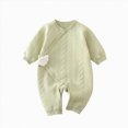 thumbnail image 1 of YDFCWX Baby Boy Gifts Newborn Neutral Soft Romper Bodysuit Coming Home Outfit for Newborn Boys Girls Green,1-3 Months, 1 of 8