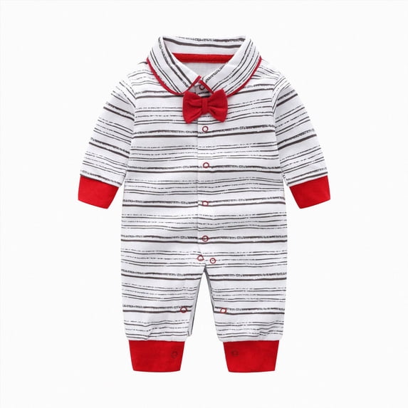 YDFCWX Baby Outfits Unisex Newborn Baby Boy Fall Outfits Infant Long Sleeve Romper Jumpsuit Baby Boy Long Sleeve Romper E,9-12 Months