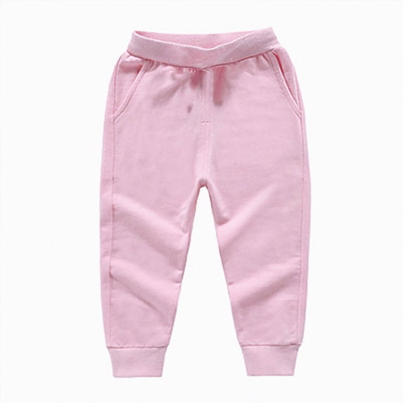 YDFCWX Boy Sweatpants with Pockets Boys Sweatpants Kids Clothes Athletic Casual Joggers Pants 5-14 Years Sweats with Pockets Drawstring Pink,12-18 Months