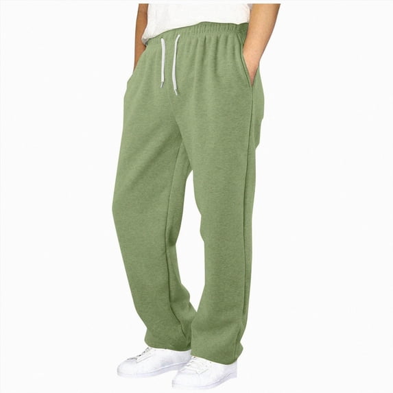 YDFCWX Boy Sweatpants with Pockets Lightweight Baby Toddler Boys Jogger Sweatpants Boys Casual Lounge Jogger Pants Light Green,7-8 Years