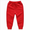 thumbnail image 1 of YDFCWX Boys Sweatpants Wide Leg Athletic Casual Boys Sweatpants Joggers Pants 5-14 Years Kids Sweats with Drawstring and Pockets Red,6-7 Years, 1 of 5