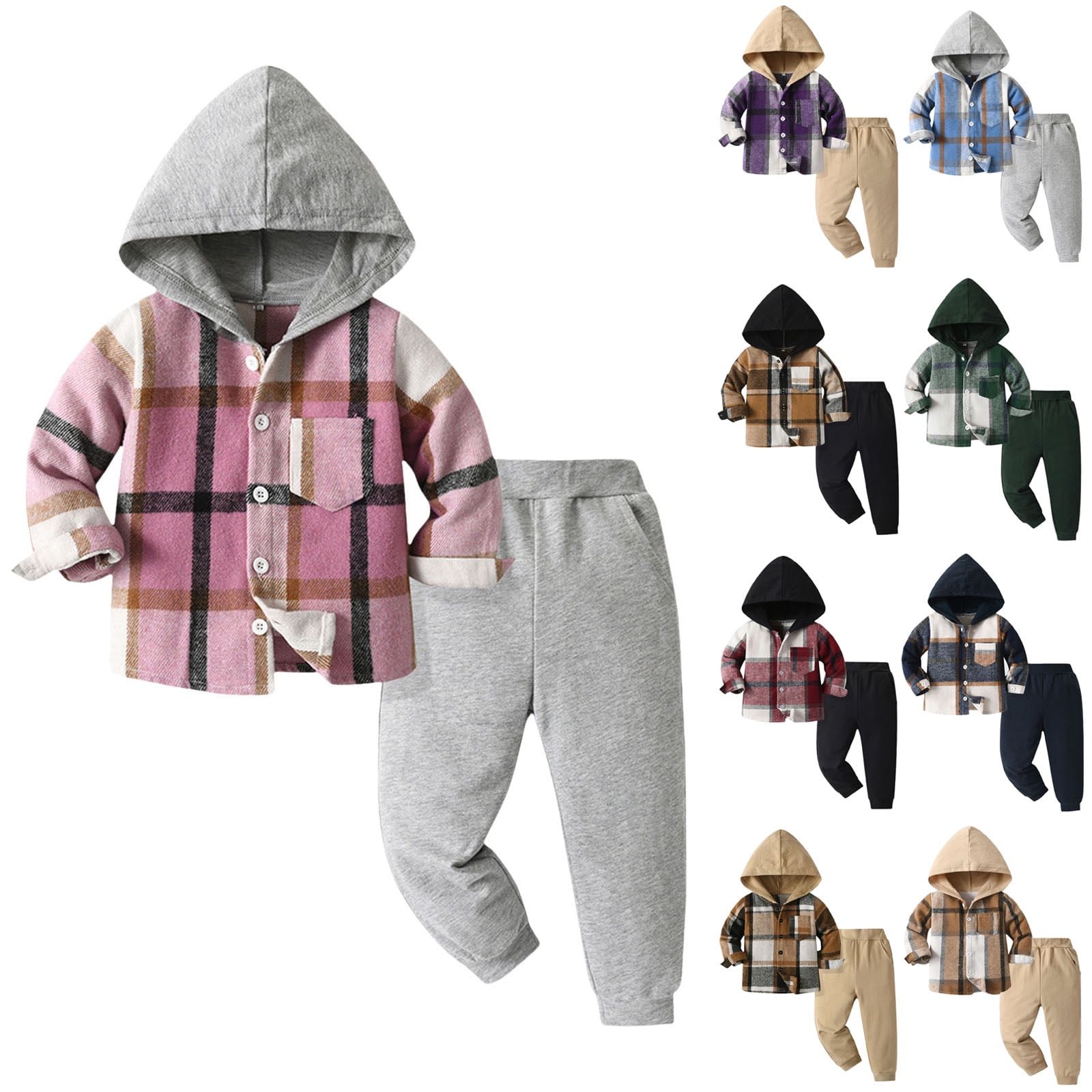 YDFCWX Toddler Baby Boy Fall Clothes Toddler Baby Boy Clothes Long ...