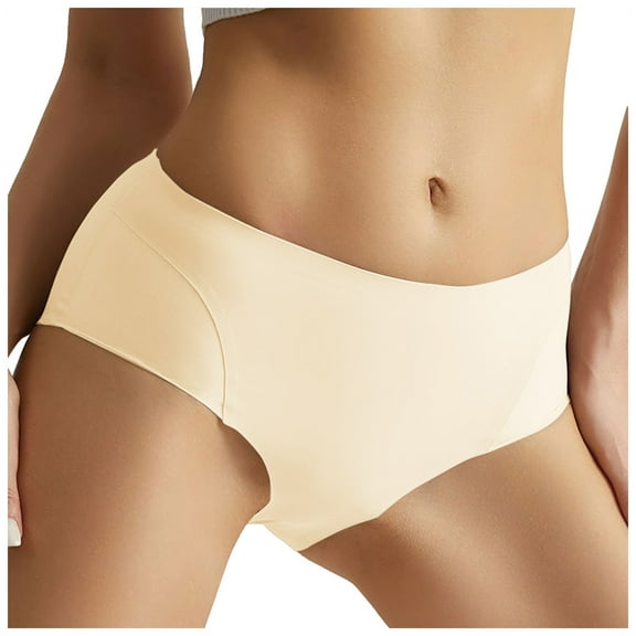 YDFCWXW Invisible High Waisted Tummy Control Underwear - Shapewear Panties For Women White, S