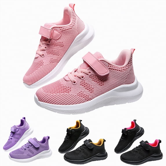 YDFCWXW Kids Shoes, Boys Girls Sneakers Lightweight Athletic Walking/Running Tennis Shoes(Toddler/Little Kid/Big Kid) (Yellow, 3)
