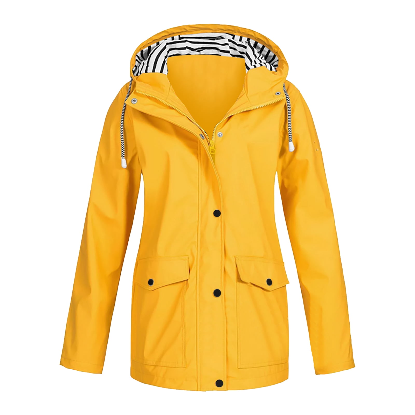 Fall Waterproof YDFCWXW Rain Jacket Women 2025 Fall Lightweight Waterproof Raincoat ...