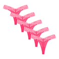 thumbnail image 1 of YDFCWXW Sexy G String Thong for Women Underwear Thongs Breathable Panties Hot Pink, XS, 1 of 5